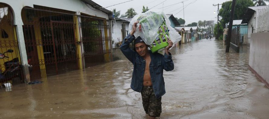 Se espera que las intensas lluvias sigan afectando a Honduras al menos hasta el jueves mientras la...