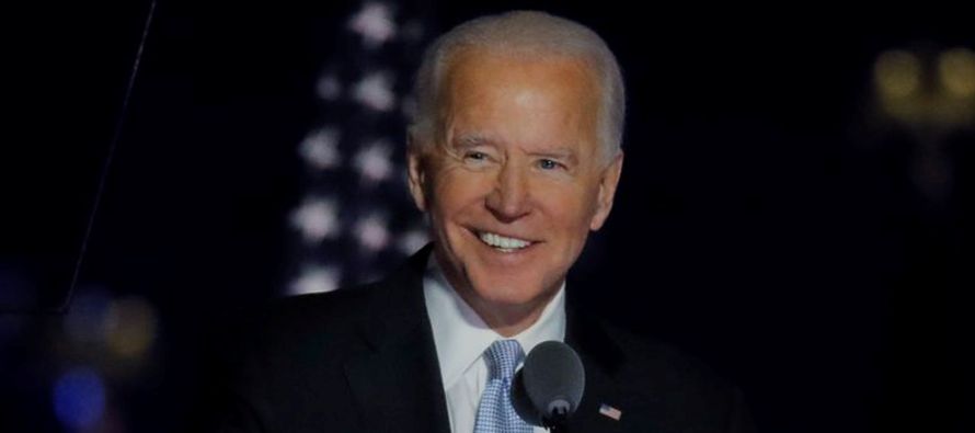 En un discurso en su estado natal de Delaware el sábado por la noche, Biden entregó...