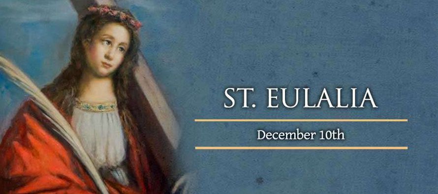 En Mérida, de Lusitania (hoy España), santa Eulalia, virgen y mártir, que,...