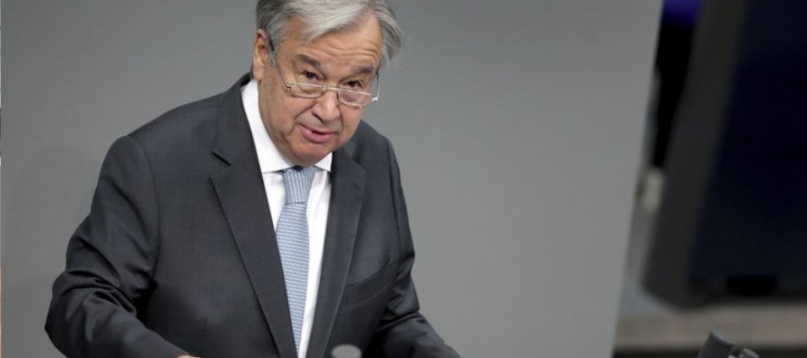 El portavoz de la ONU, Stephane Dujarric, dijo que Guterres estaba respondiendo a una carta de...