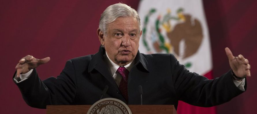 López Obrador dijo que los envíos a México serán efectuados más...