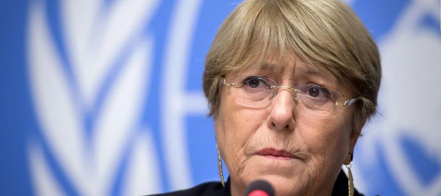 Bachelet dijo que su oficina ha documentado 117 casos de acoso, intimidaciones y amenazas por parte...