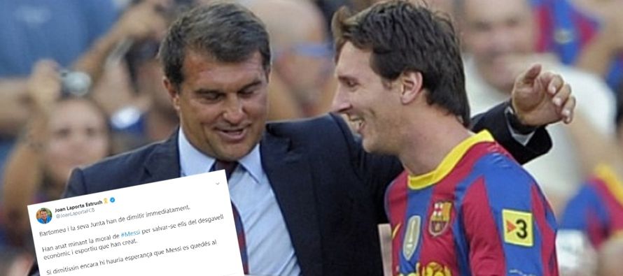 Para que Messi vuelva a sonreír, Laporta asegura que debe estar "convencido" de...