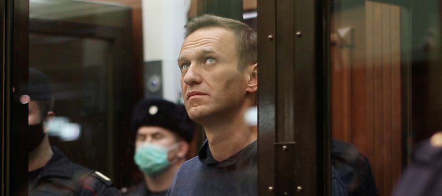 Navalny fue arrestado en la frontera rusa el 17 de enero, a su regreso de Alemania, donde fue...