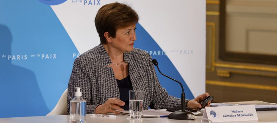 Georgieva dijo que el pronóstico económico actualizado del FMI, a difundir la semana...