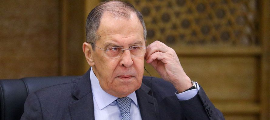 El ministro ruso del Exterior, Sergey Lavrov, catalogó las declaraciones de Biden como...
