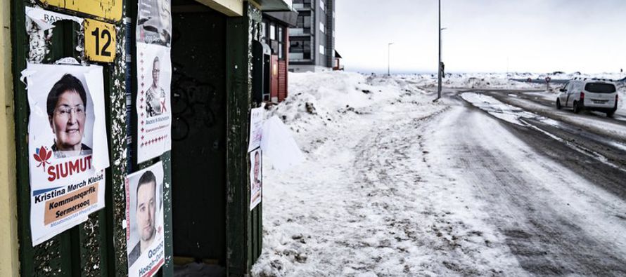 El partido opositor ha declarado que la mayoría de los 56,000 habitantes de Groenlandia,...