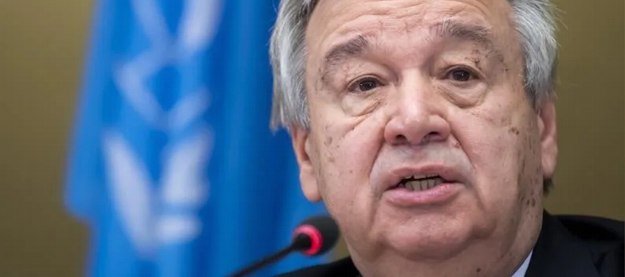 El secretario general de la organización, António Guterres, se pronunció...