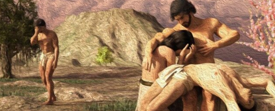 También, antes, con Adán y Eva se sienta el primer acto de desobediencia, nada menos...