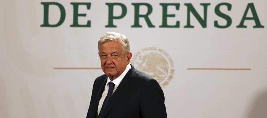 López Obrador dijo en su conferencia matutina que aceptó que México sea la...