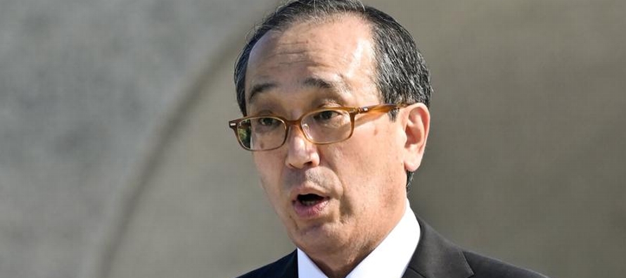 El alcalde Kazumi Matsui exhortó a los gobernantes del planeta a comprometerse al desarme...