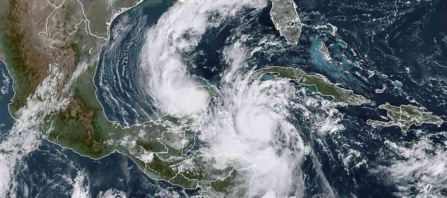 Se emitió un aviso de huracán que va desde Cameron, Luisiana, hasta los...