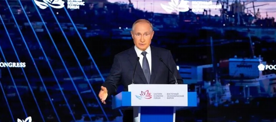 Durante su intervención en el Foro Económico Oriental de Vladivostok, Putin...