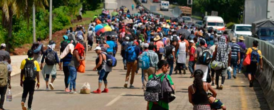 En total casi 19,000 haitianos han pedido refugio en México en lo que va de año....