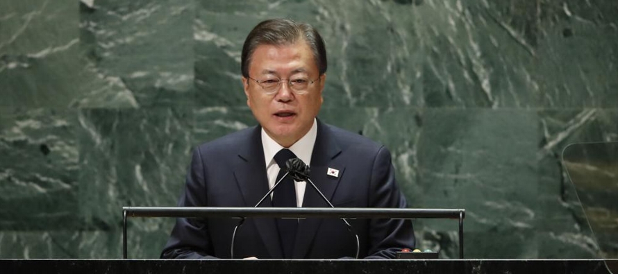 En un discurso esta semana ante la Asamblea General de Naciones Unidas, el presidente surcoreano...