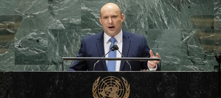 En su discurso inaugural ante la Asamblea General de Naciones Unidas, Naftali Bennett  buscó...