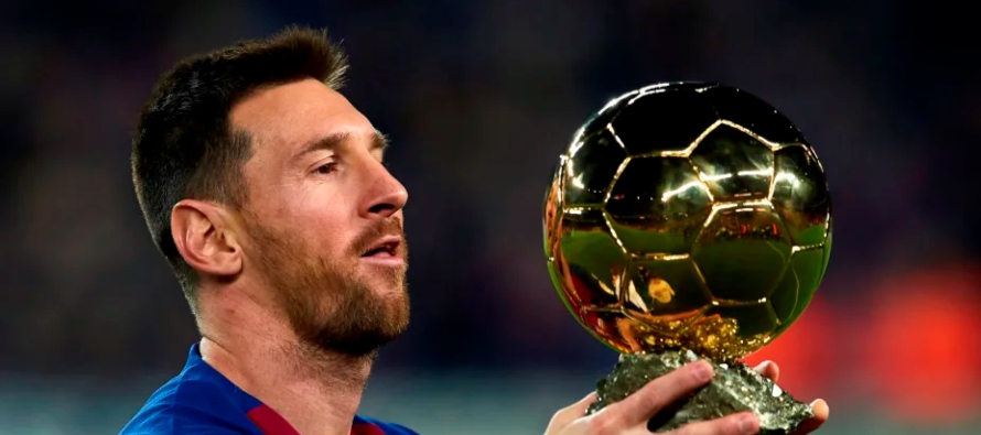 El Balón de Oro, que Messi ha ganado en seis ocasiones, más que ningún otro...