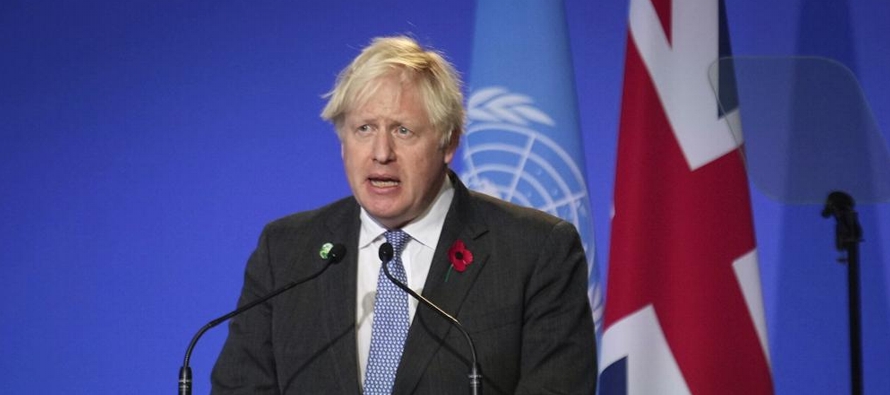 El primer ministro británico Boris Johnson comparó la situación del planeta...