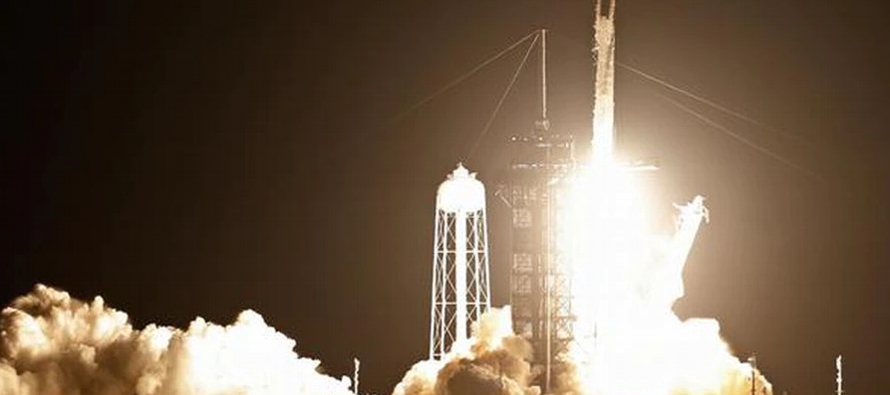 La llamada SpaceX Crew-3 fue lanzada a las 21.03 EST del miércoles (2.03 GMT del jueves),...