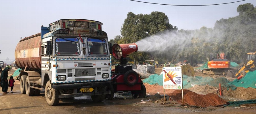 La calidad del aire en Nueva Delhi seguía siendo “muy pobre”, según...