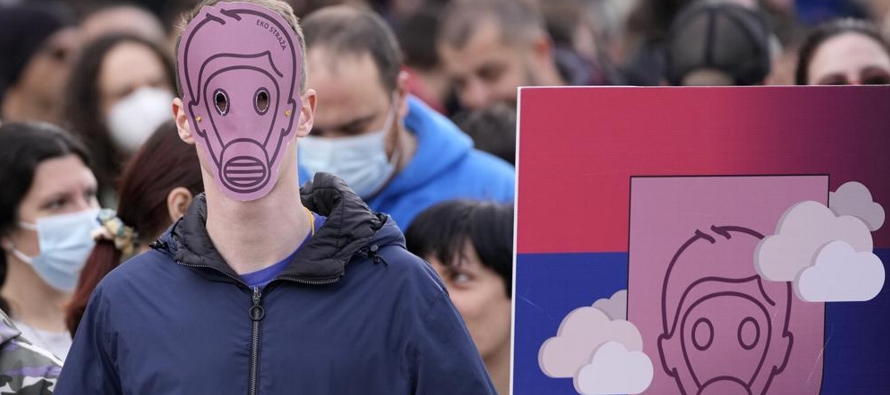 Serbia es uno de los países más contaminados de Europa, pero las protestas...