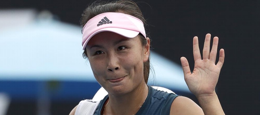 Peng, tres veces olímpica y ex número uno del mundo en dobles, desapareció de...