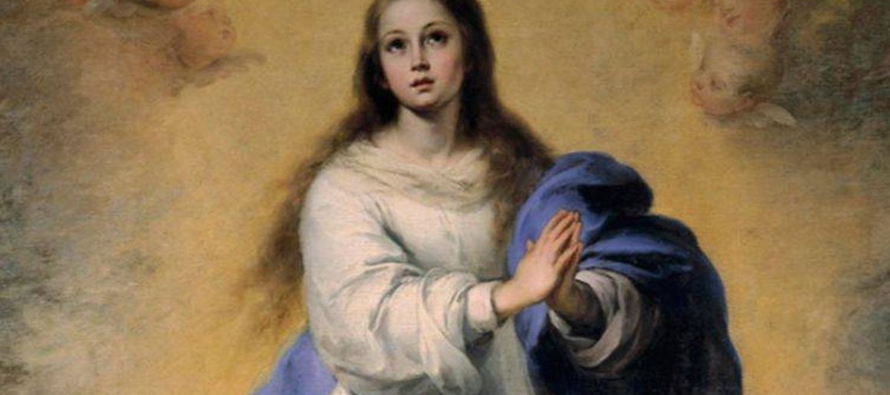 ‘... la bienaventurada Virgen María fue preservada inmune de toda la mancha de pecado...