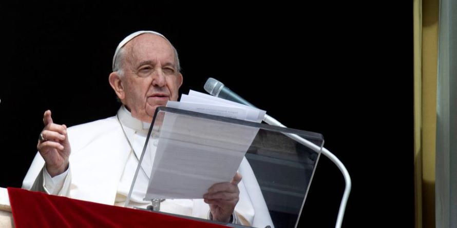 En su alocución, el Pontífice, repasó el pasaje del Evangelio de Lucas de la...