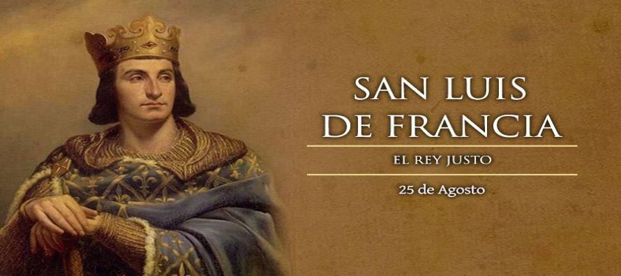 San Luis IX, rey de Francia, que, tanto en tiempo de paz como durante la guerra para defensa de los...