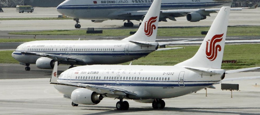 Los reguladores estadounidenses cancelaron siete vuelos de Air China Ltd. que partían de la...