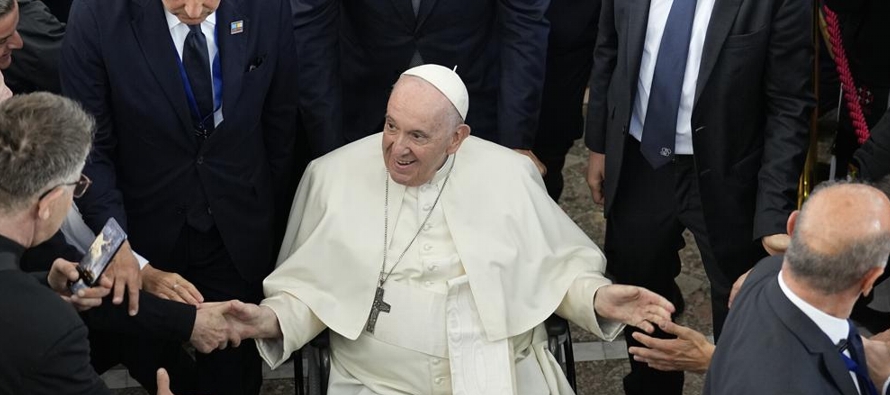 El pontífice pronunció el discurso de clausura de la conferencia trienal de...