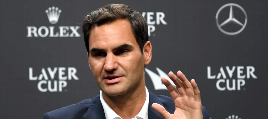 Federer, que anunció que se retiraría después de la Laver Cup de este fin de...