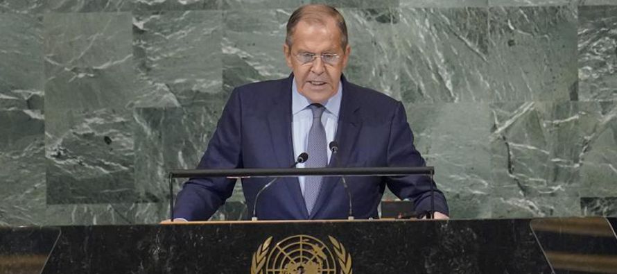 Lavrov aseguró en su discurso que Estados Unidos y sus aliados —no Rusia, como afirma...
