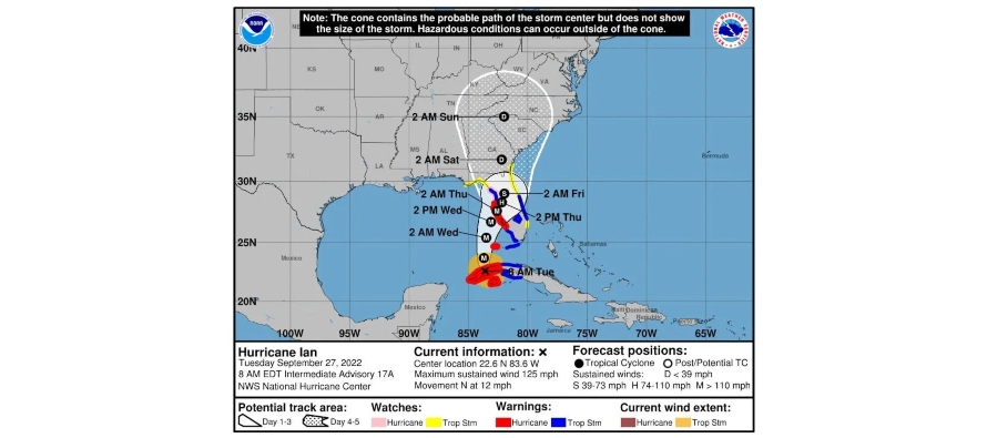 Tornados y resacas completan el panorama de Ian, que dejó Cuba este martes tras causar...