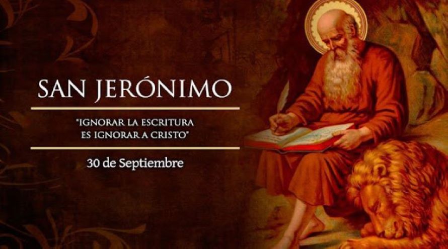 Memoria de san Jerónimo, presbítero y doctor de la Iglesia, que, nacido en Dalmacia,...