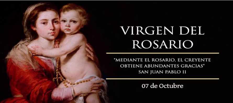 «Nuestra Señora del Rosario o Virgen del Rosario” es una advocación...