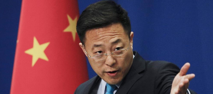 El vocero del Ministerio de Relaciones chino Zhao Lijian declaró el lunes que el país...