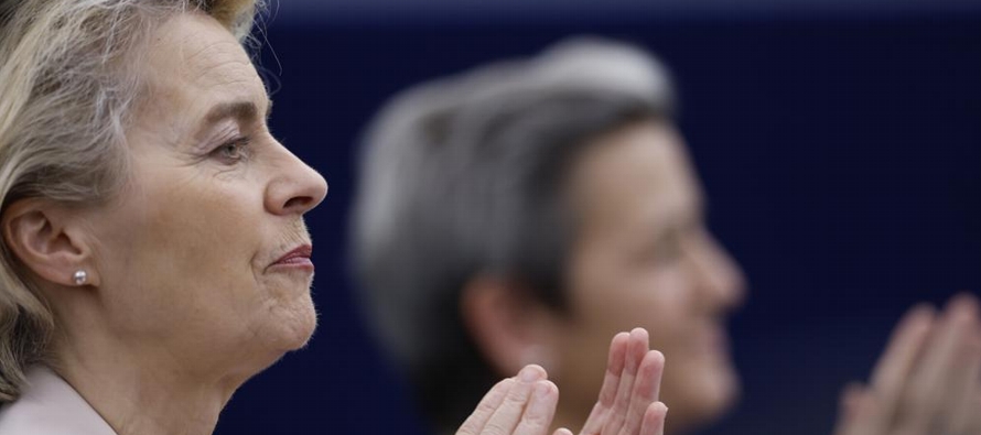 Ursula von der Leyen, dijo en un mensaje por video que la UE colaborará con socios...