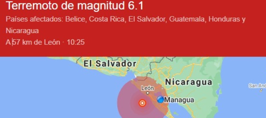 El sismólogo del Ineter Miguel Flores explicó que el sismo fue causado por el choque...