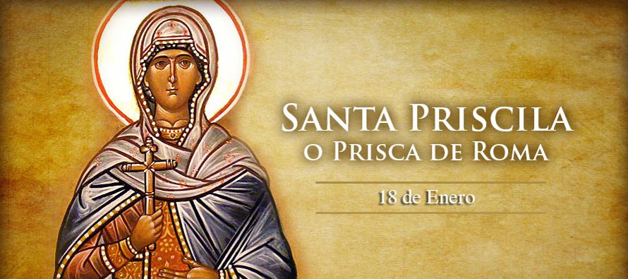 En Roma, conmemoración de santa Prisca (o Priscila), nombre bajo el cual fue dedicada la...