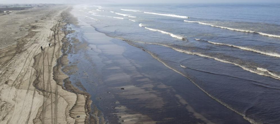 El derrame petrolero en Perú es el único de ese tipo que se ha producido en toda la...