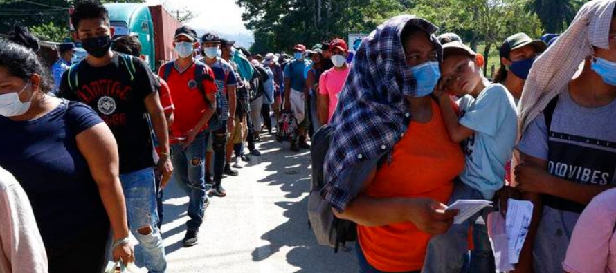 Migrantes retoman protestas en frontera sur de México