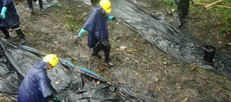 Petroperú, operadora del oleoducto, calificó el hecho de "un acto delictivo con...