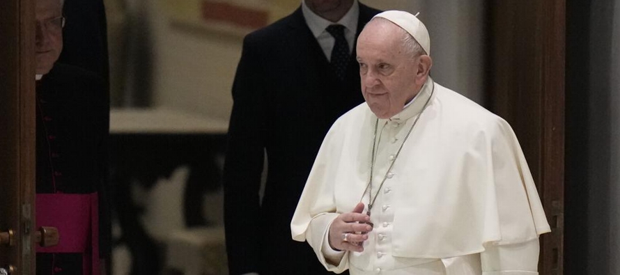 Durante su audiencia general semanal, el pontífice contó que ha sido informado de que...
