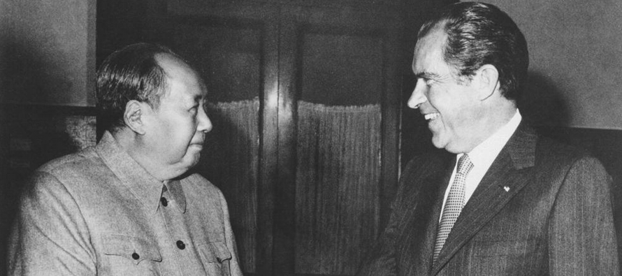 Nixon visitó a Mao Zedong en Beijing hace 50 años (a fines de febrero de 1972),...