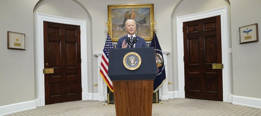 “El mundo libre se está uniendo para hacer frente a Putin”, declaró Biden...
