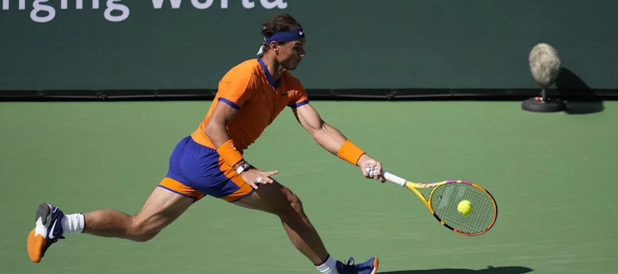 Triple ganador de Indian Wells (2007, 2009 y 2013), Nadal se quedó a las puertas de su...