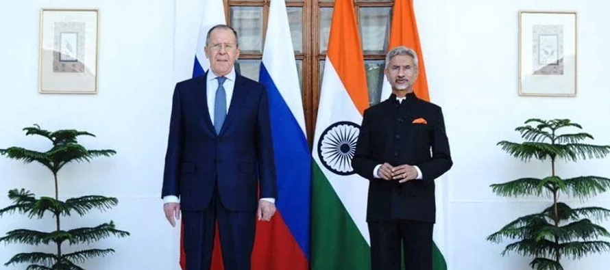 Sergei Lavrov visitó India para apuntalar el apoyo de un país al que Rusia considera...