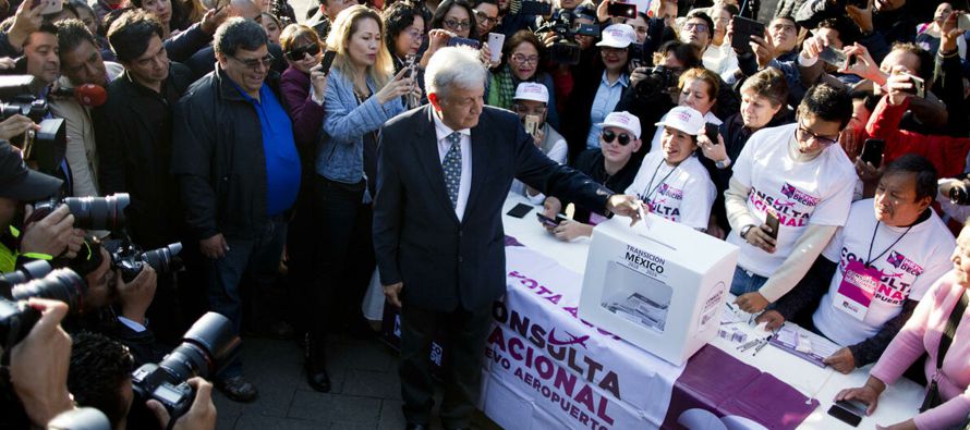 El referendo revocatorio ha sido impulsado por el propio Andrés Manuel López Obrador...