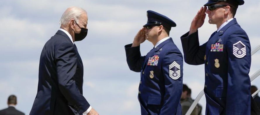 El presidente Joe Biden se encontraba el martes en Portsmouth Harbor, en Nueva Hampshire, para...
